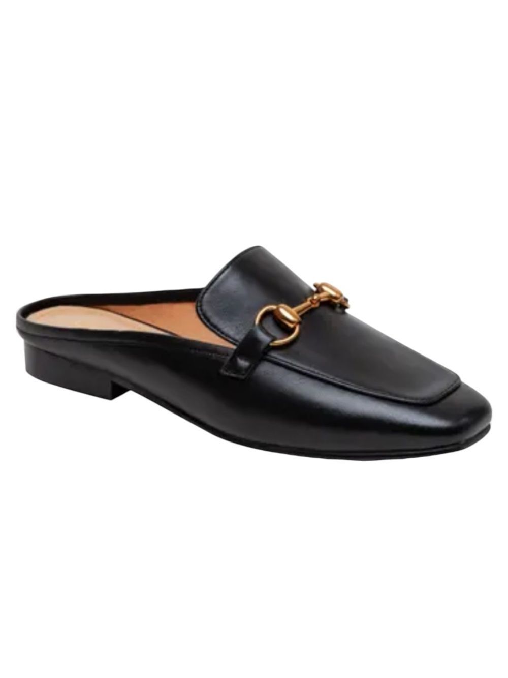 Lisa Vicky Zip-V Black Sheep Napa Flat Mule Size 7